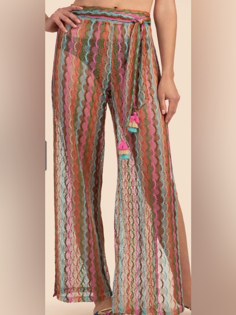 TRINA TURK SWIM COVER UP PANTS - Picture 3 of 11